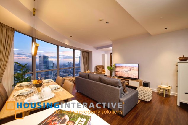 fully furnished 1br unit for lease in acqua private residences