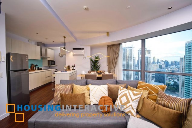 fully furnished 1br unit for lease in acqua private residences