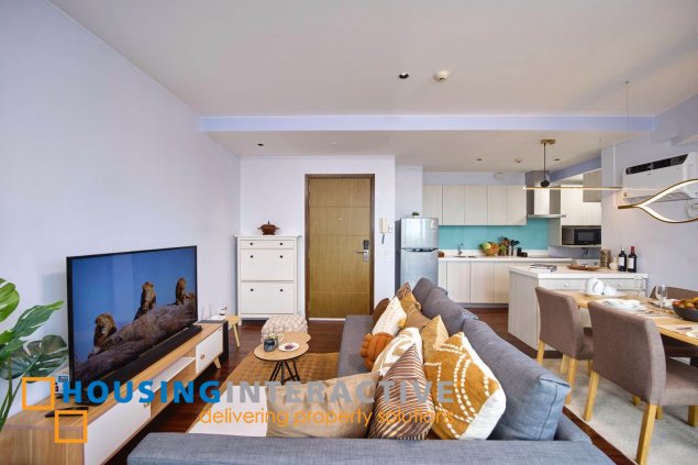 fully furnished 1br unit for lease in acqua private residences