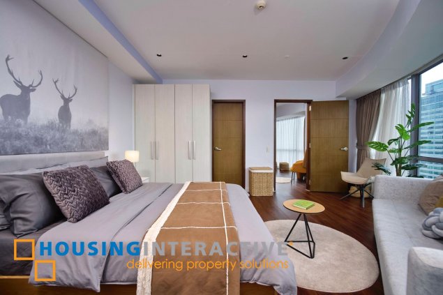fully furnished 1br unit for lease in acqua private residences