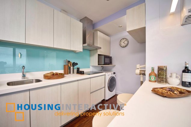 fully furnished 1br unit for lease in acqua private residences