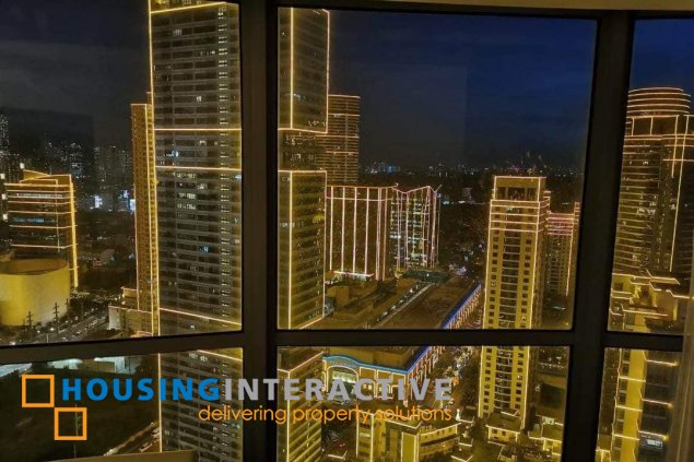 fully furnished 1br unit for lease in acqua private residences