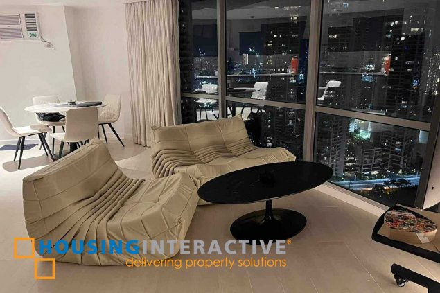 fully furnished 1br unit for lease in acqua private residences