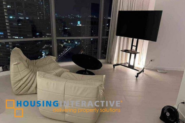 fully furnished 1br unit for lease in acqua private residences