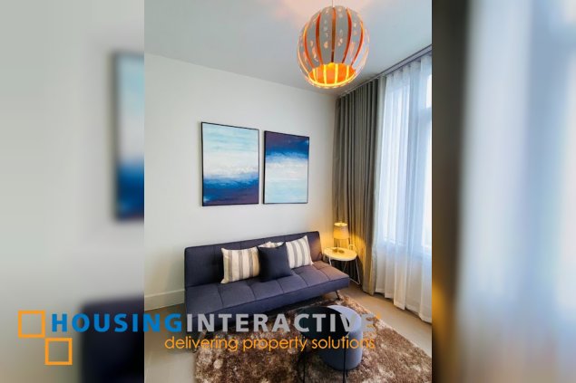 fully furnished 3br unit with parking for lease in proscenium at rockwell