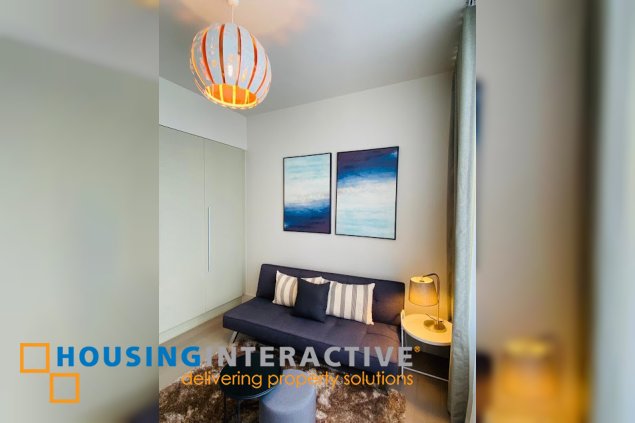 fully furnished 3br unit with parking for lease in proscenium at rockwell