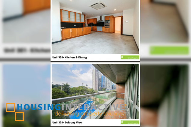 semi furnished 3br with 2 parking for sale/rent in regent parkway