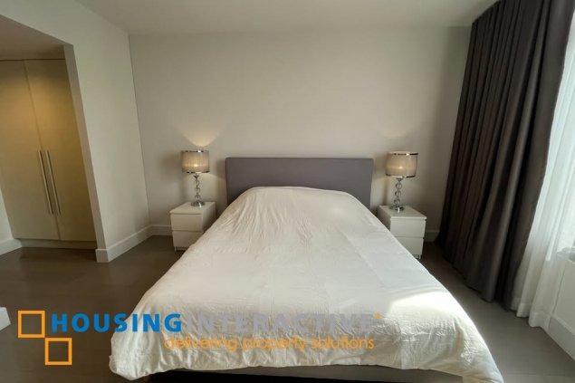 fully furnished 3br unit with parking for lease in proscenium at rockwell