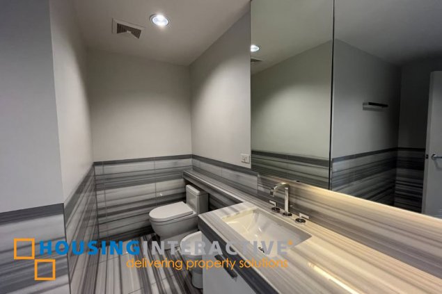 fully furnished 3br unit with parking for lease in proscenium at rockwell