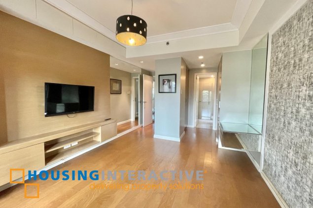 furnished 2br unit with parking for lease in one rockwell