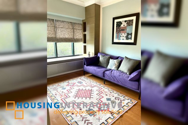 furnished 2br unit with parking for lease in one rockwell