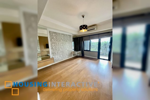 furnished 2br unit with parking for lease in one rockwell