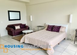 fully furnished studio with parking for rent in fairways tower