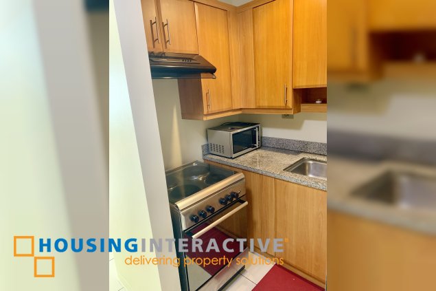 fully furnished studio with parking for rent in fairways tower