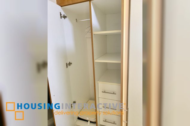 fully furnished studio with parking for rent in fairways tower