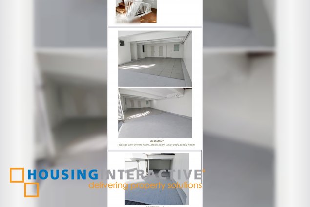 3-storey house for lease in park mckinley hill village