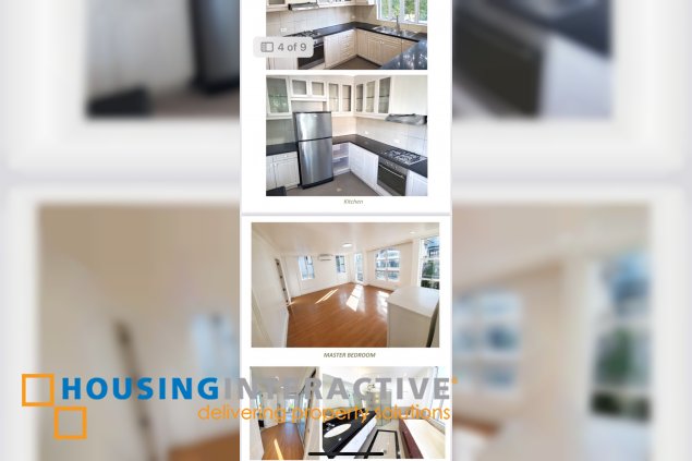 3-storey house for lease in park mckinley hill village