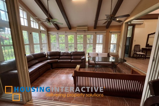 baguio-vibe house for lease in ayala alabang