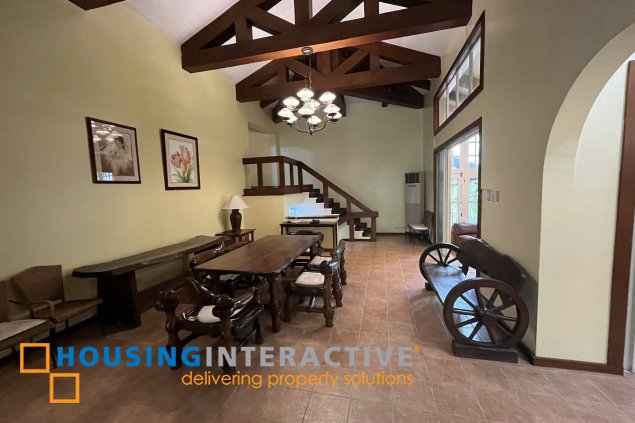 baguio-vibe house for lease in ayala alabang