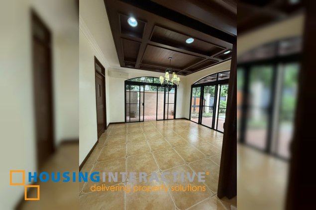 renovated house and lot for lease in ayala alabang