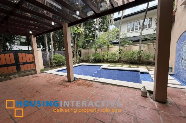 renovated house and lot for lease in ayala alabang