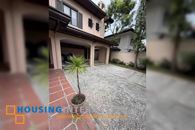 renovated house and lot for lease in ayala alabang