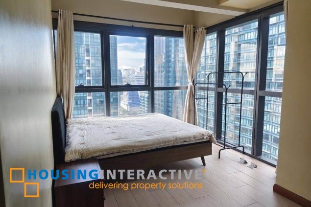 fully furnished 2br unit for lease in uptown ritz residences