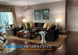 fully furnished 3br unit with parking for lease in one roxas triangle