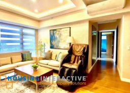 fully furnished 2br unit with balcony for lease in verve residences