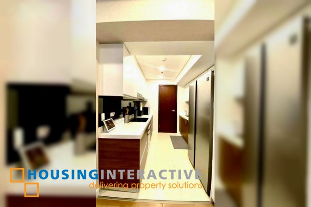 fully furnished 2br unit with balcony for lease in verve residences