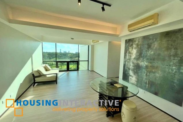 furnished 2br unit with parking for lease in bonifacio ridge
