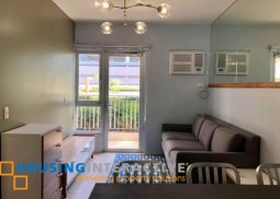 fully furnished 1br unit with balcony and parking for lease in avida towers verte