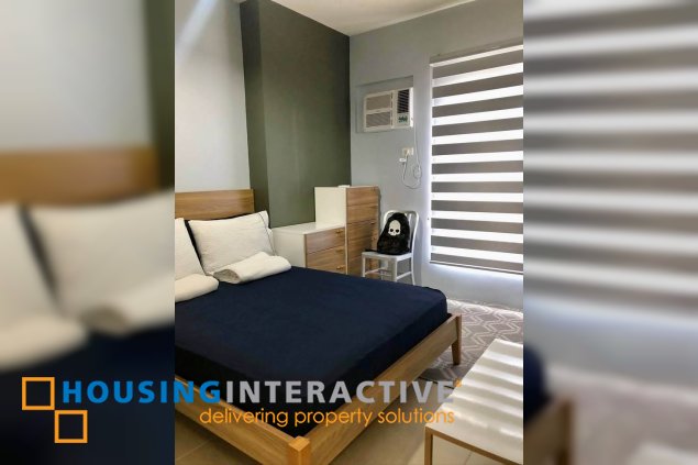 fully furnished 1br unit with balcony and parking for lease in avida towers verte