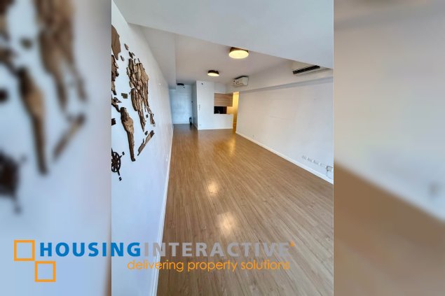 semi-furnished 3br unit with balcony and parking for lease in park triangle residences