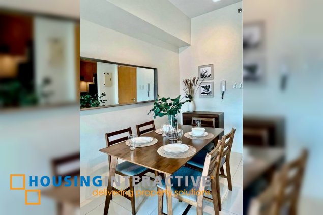 fully furnished 1br unit with balcony for lease in madison park west