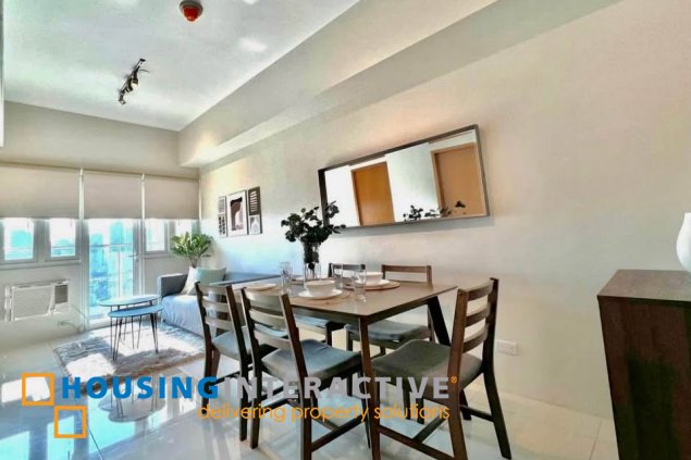 fully furnished 1br unit with balcony for lease in madison park west