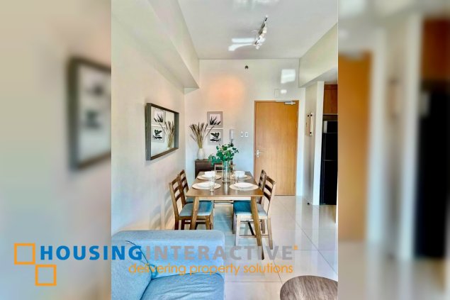 fully furnished 1br unit with balcony for lease in madison park west