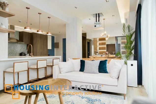 fully furnished 3br unit with balcony and parking for lease in st. moritz private estate