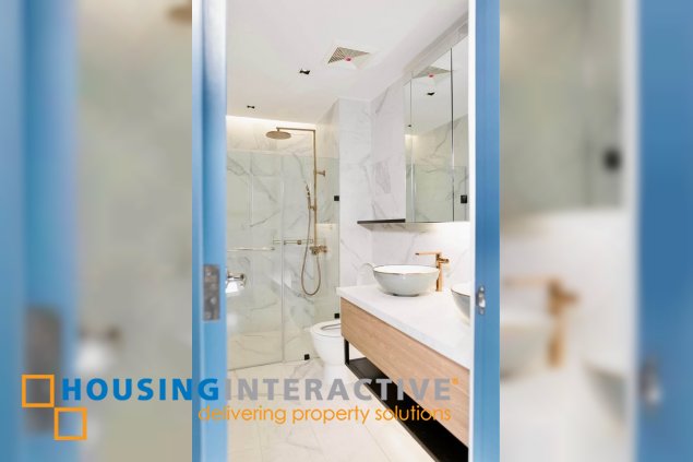 fully furnished 3br unit with balcony and parking for lease in st. moritz private estate