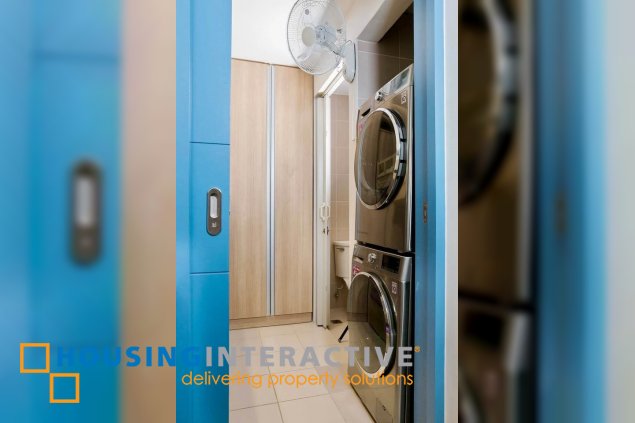 fully furnished 3br unit with balcony and parking for lease in st. moritz private estate