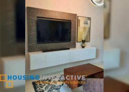 fully furnished 2br unit with balcony for lease in one uptown residences