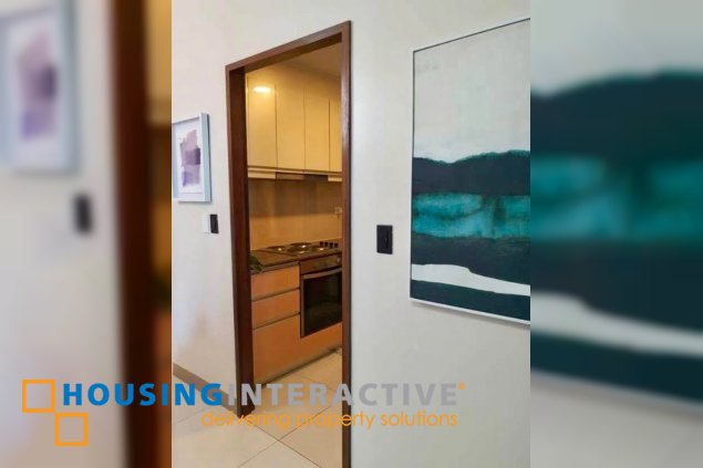 fully furnished 2br unit with balcony for lease in one uptown residences