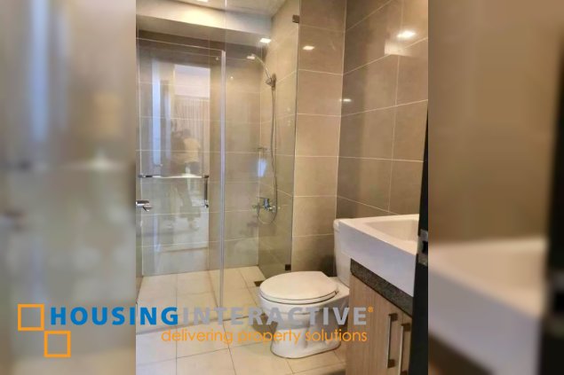 fully furnished 2br unit with balcony for lease in one uptown residences