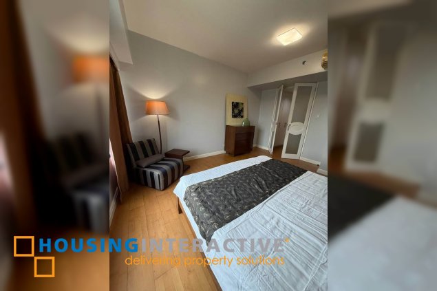 fully furnished 2br unit with parking for rent in one rockwell