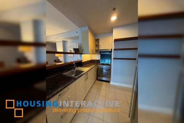fully furnished 2br unit with parking for rent in one rockwell