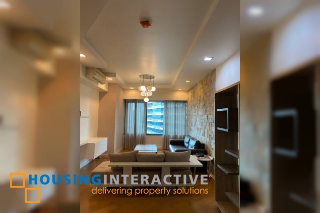 fully furnished 1br unit for rent in one rockwell
