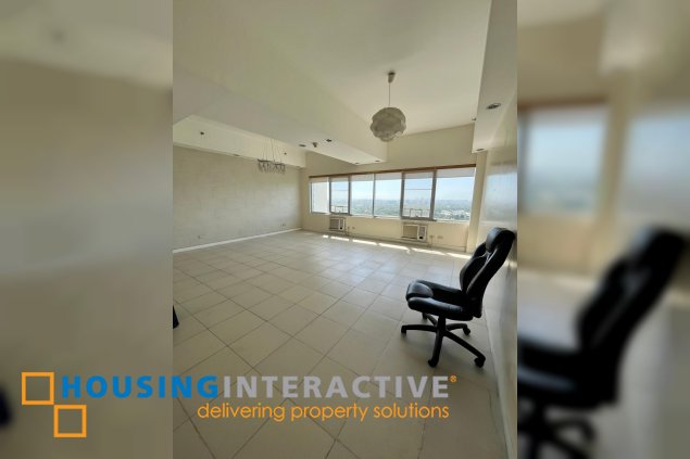 bare 3br unit with parking for sale in fairways tower