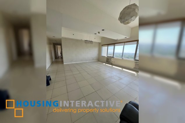 bare 3br unit with parking for sale in fairways tower