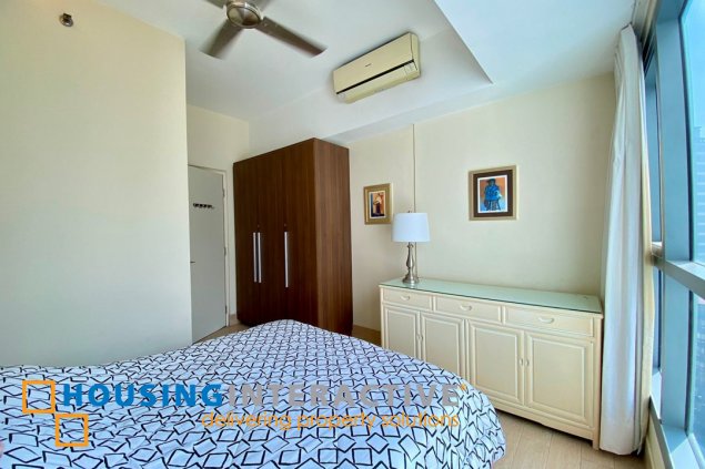 for rent fully furnished corner 2br shang salcedo with 2 parking