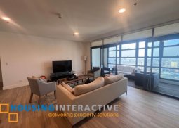 semi-furnished 3br unit with parking for rent in garden towers